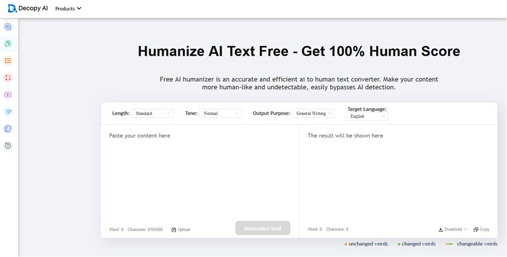Decopy AI Humanizer