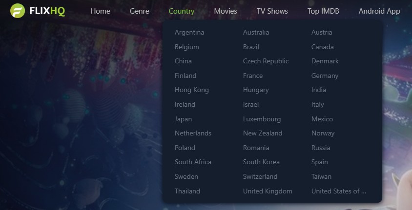 FlixHQ 36 Countries