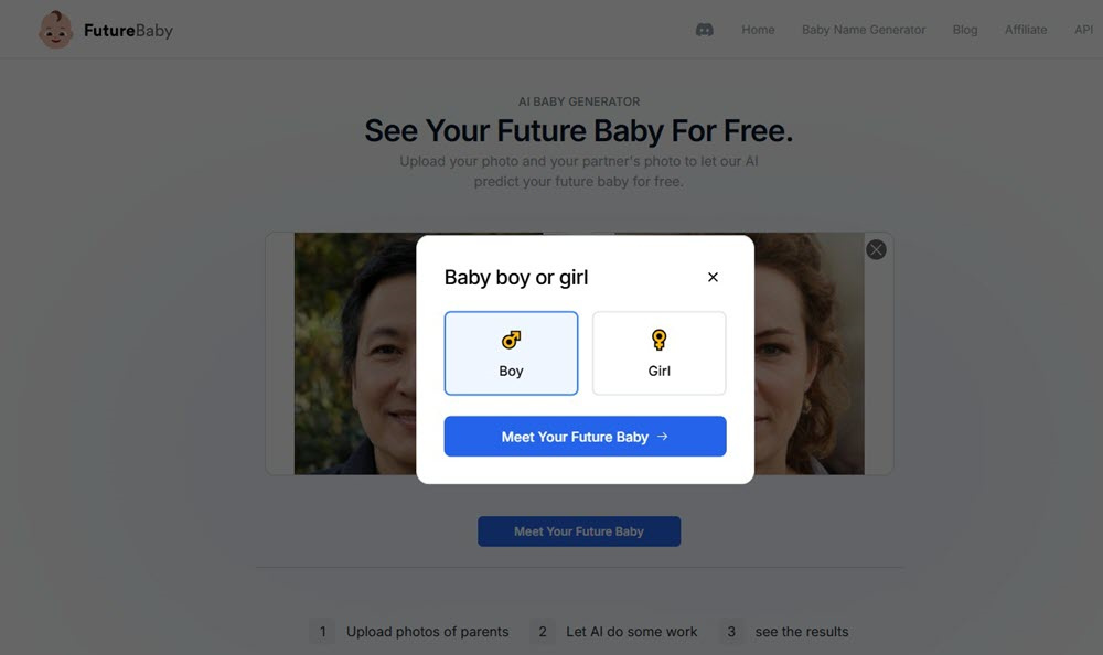 FutureBaby AI Choose Gender
