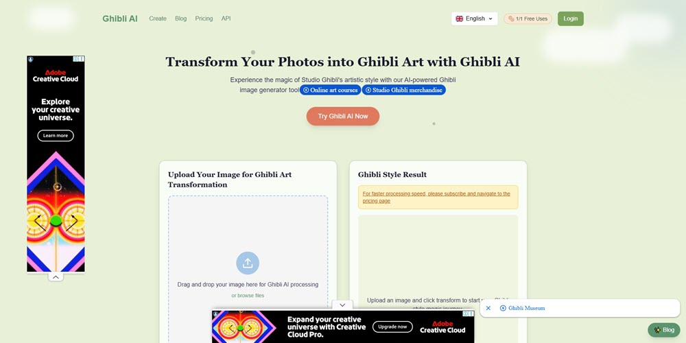 Ghibli AI Photo to Ghibli Style Converter Online