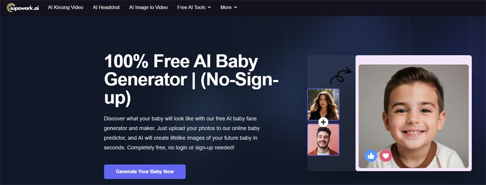 Supawork AI Baby Generator