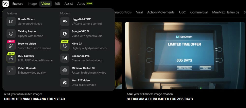 Higgsfield AI Video Generation